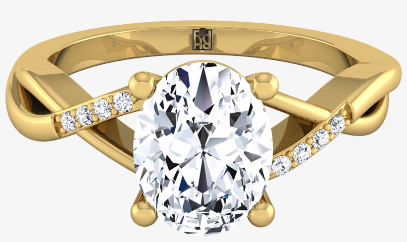 Oval Shaped Engagement Ring, transparent png