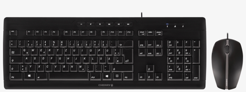 Keyboard/mouse Combination, Usb, Black Cherry - Cherry Stream 3.0 G85 23200be 2, transparent png