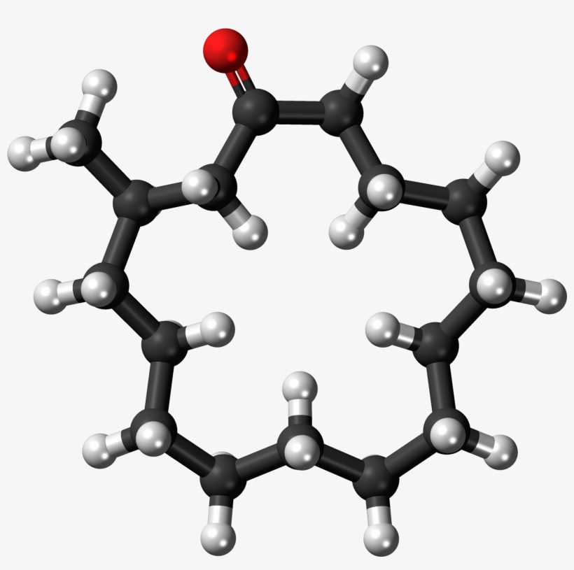 Muscone 3d Ball - Cbd Ball And Stick Model, transparent png