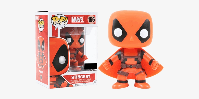 Stingray Deadpool Pop Vinyl Figure - Funkos Exclusivos De Hot Topic, transparent png
