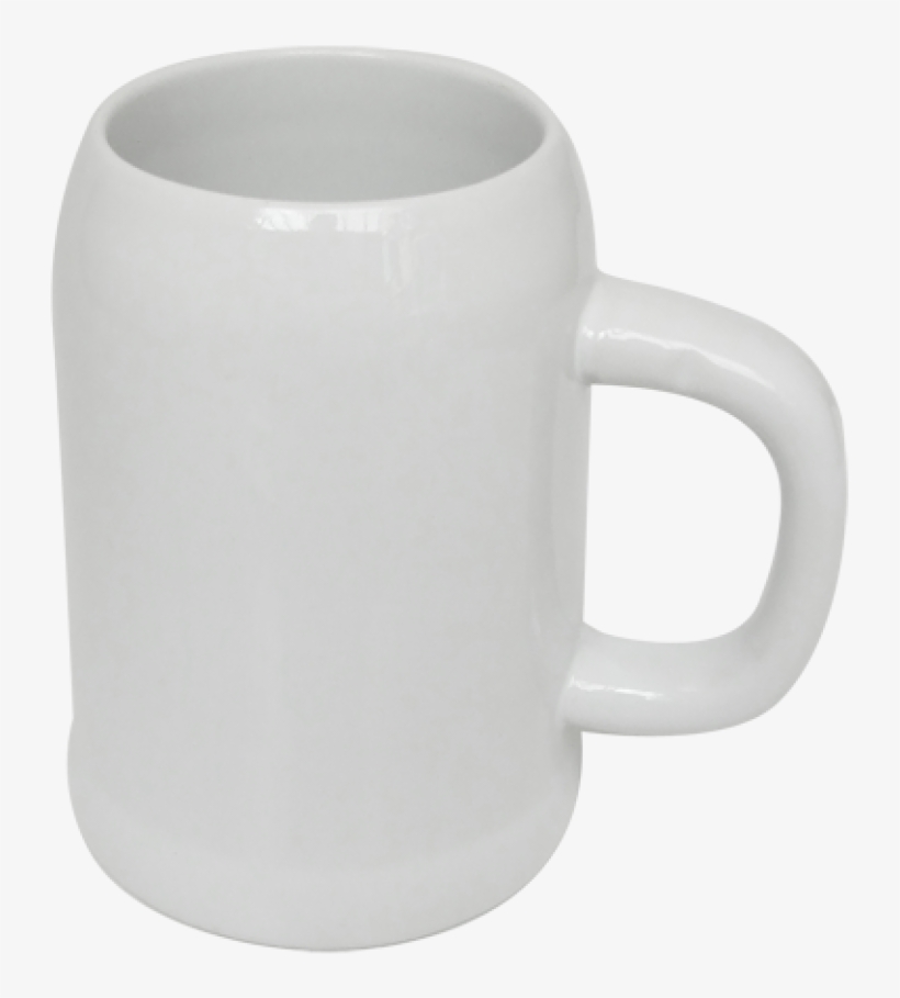 Ceramic Beer Mug - White Ceramic Beer Mug, transparent png