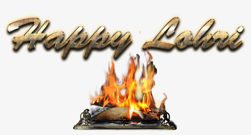 Happy Lohri Png Free Image - Flame, transparent png