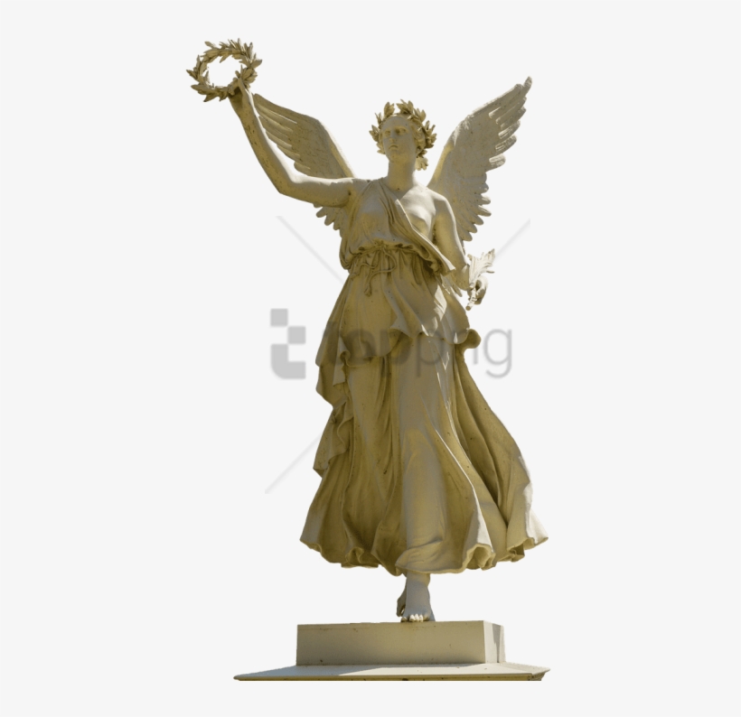 Free Png Statue Woman Holding Crown Png Image With - Statue Transparent, transparent png