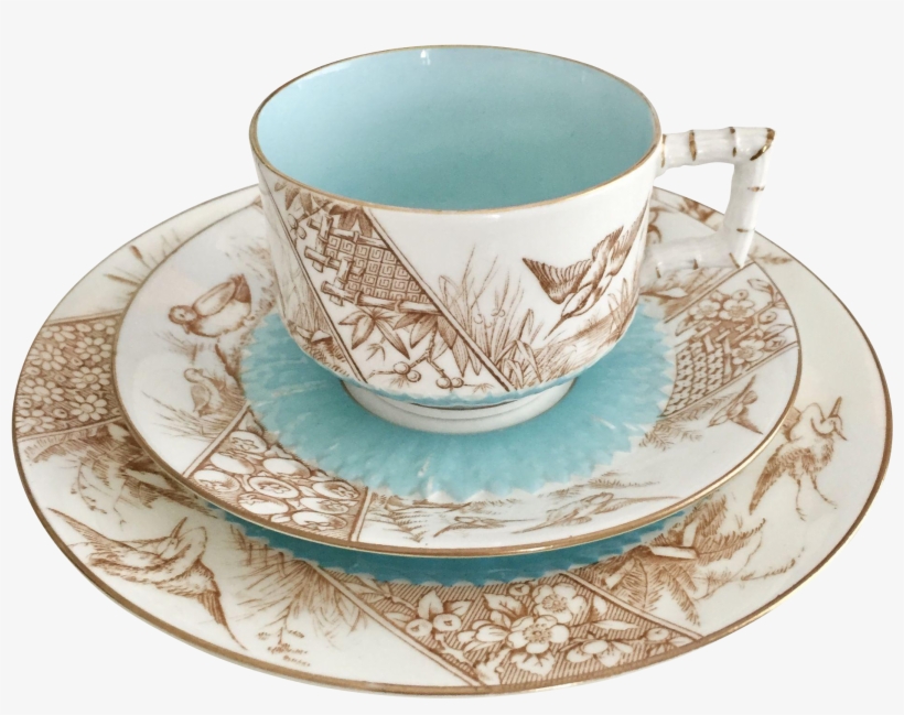 This Is A Beautiful Teacup From 1881 Made By Edwin - Porcelain, transparent png