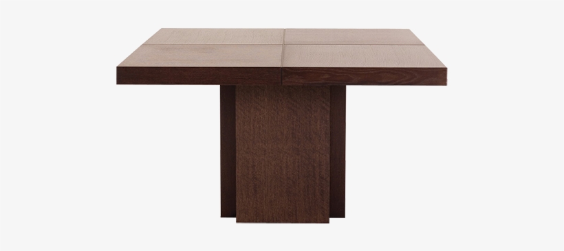 Chocolate Square Dining Table, transparent png