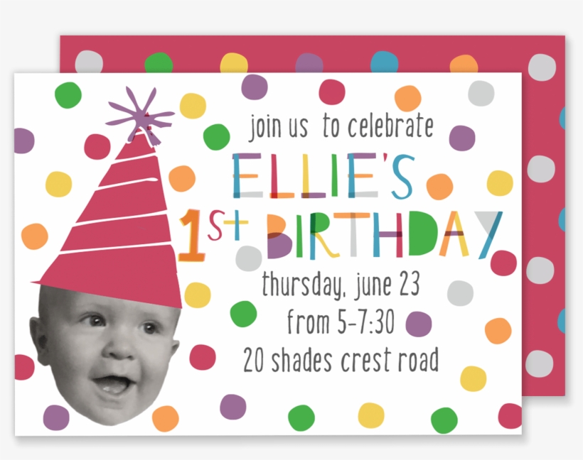 Party Hat Birthday Invitation - Party Hat, transparent png