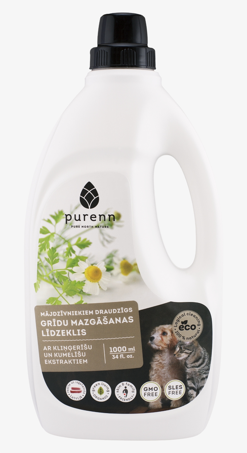 Purenn Animal Friendly Floor Cleaner With Calendula - Plastic Bottle, transparent png