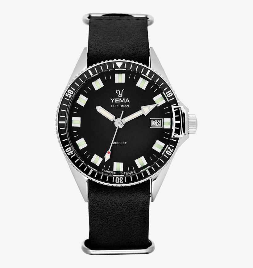 Yema Superman Black Quartz - Watch, transparent png