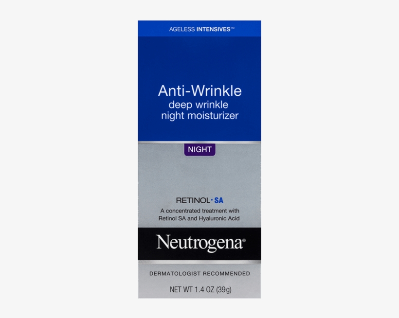 1 Neutrogena Ageless Intensives Deep Wrinkle Moisture, transparent png