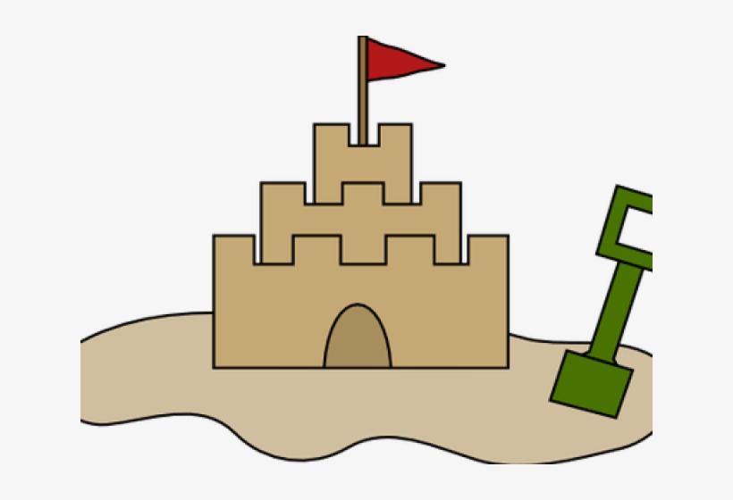Sand Castle Clipart Draw - Sand Castle No Background, transparent png