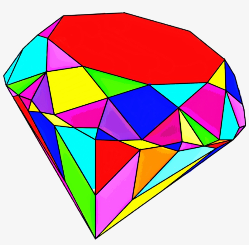 Sccolorful Original Colors Colores Diamond Diamante - Triangle, transparent png