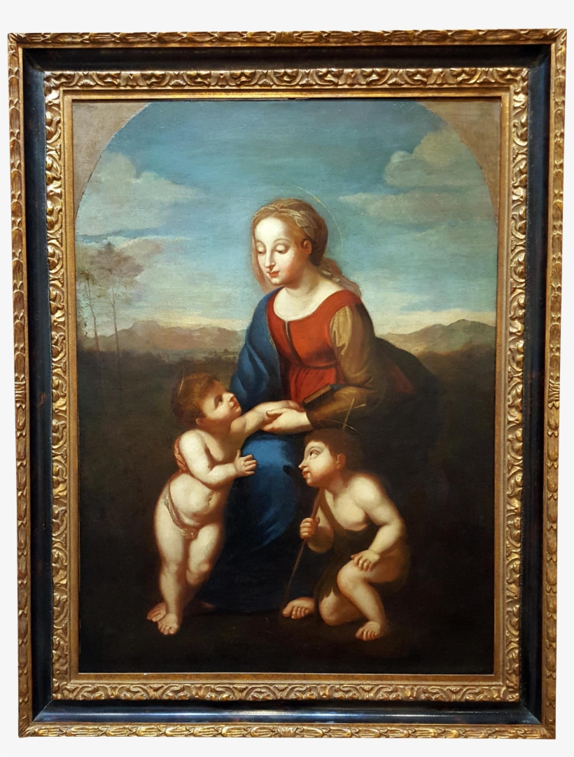 3180 X 4037 7 - Virgin And Child With Saint John, transparent png