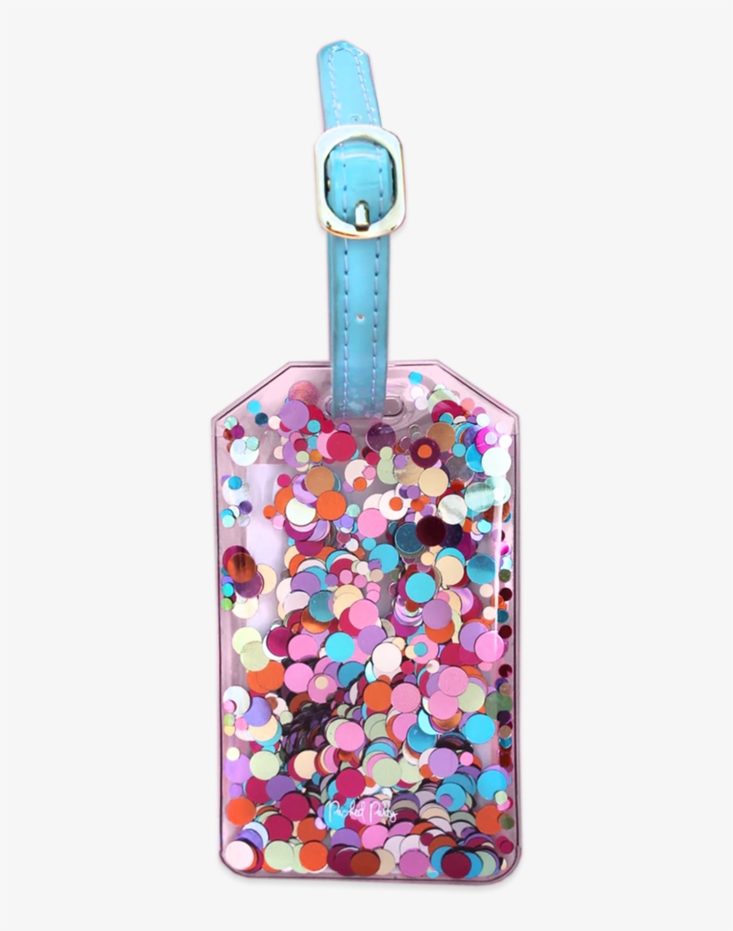 Confetti Luggage Tags - Strawberry, transparent png