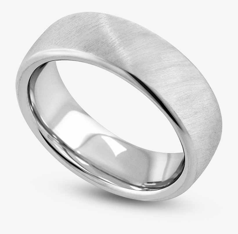 Standard View Of Wbhz75 In White Metal - Titanium Ring, transparent png