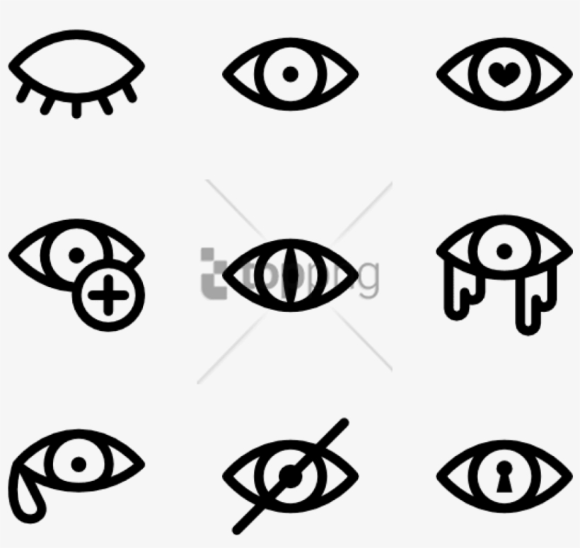 Free Png Eye Icon Png Image With Transparent Background - Eye Icon Sprite, transparent png