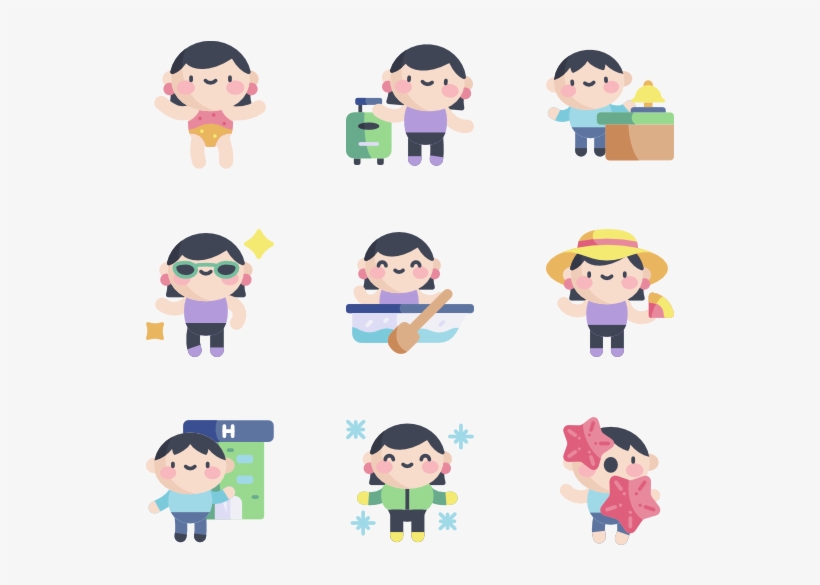Travel People - Cartoon, transparent png