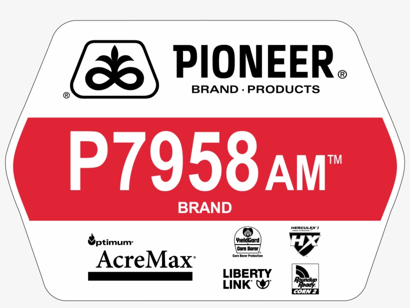 Field Sign > Grain Corn > P7958am - Pioneer Hi Bred, transparent png