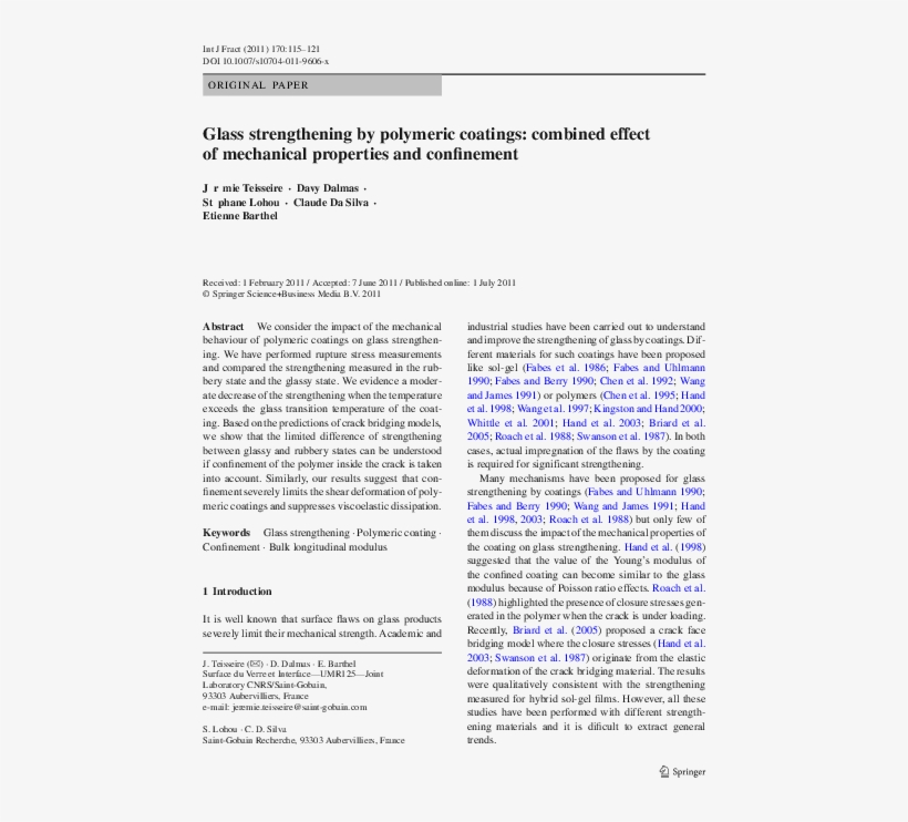 Glass Strengthening By Polymeric Coatings - "seeking An American Art Of The Dance", transparent png