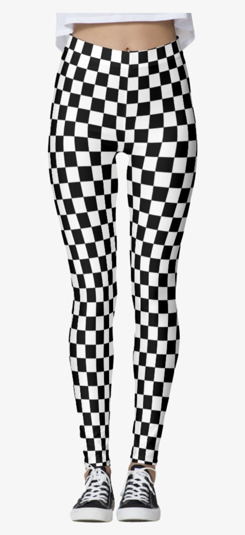 Checkerboard Leggings, transparent png