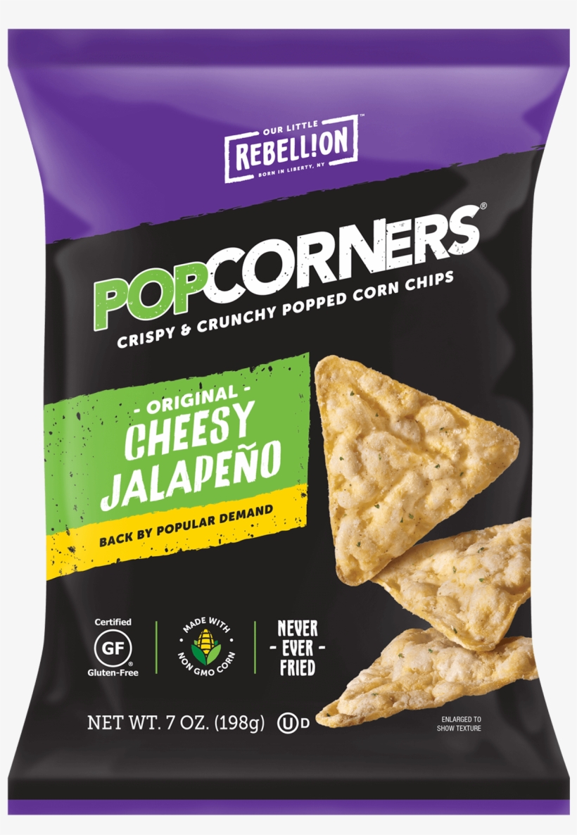 Gluten Free Popcorners, Cheesy Jalapeno White Cheddar, - Popcorners Carnival Kettle, transparent png