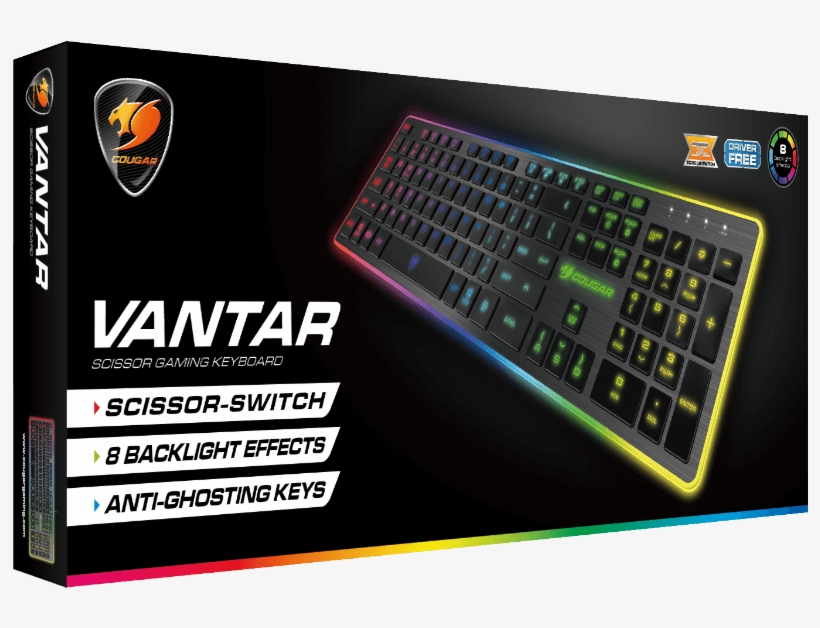 Cougar Vantar Keyboard Rgb, transparent png