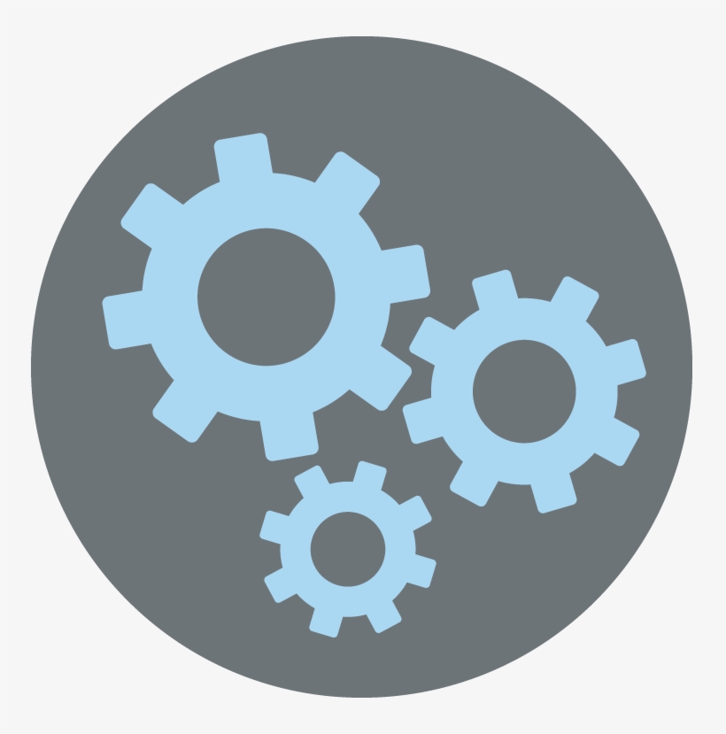 Lightbulb With Gear Icon, transparent png