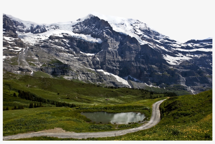 Snow Covered Swiss Alps - Summit, transparent png