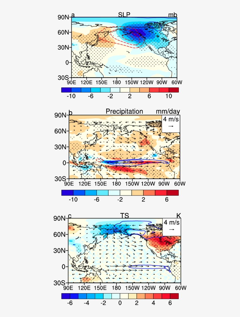 Clip Download Differences Of A Slp Mb B Precipitation - Blank Map Of The World, transparent png