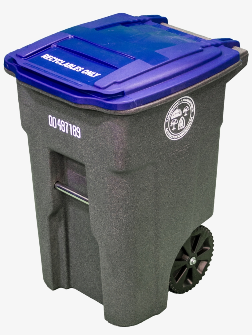 48 Gallon Recycling Can, transparent png