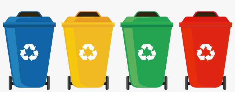 Waste Container Recycling Bin Waste Sorting - Recycling Trash Can Png, transparent png