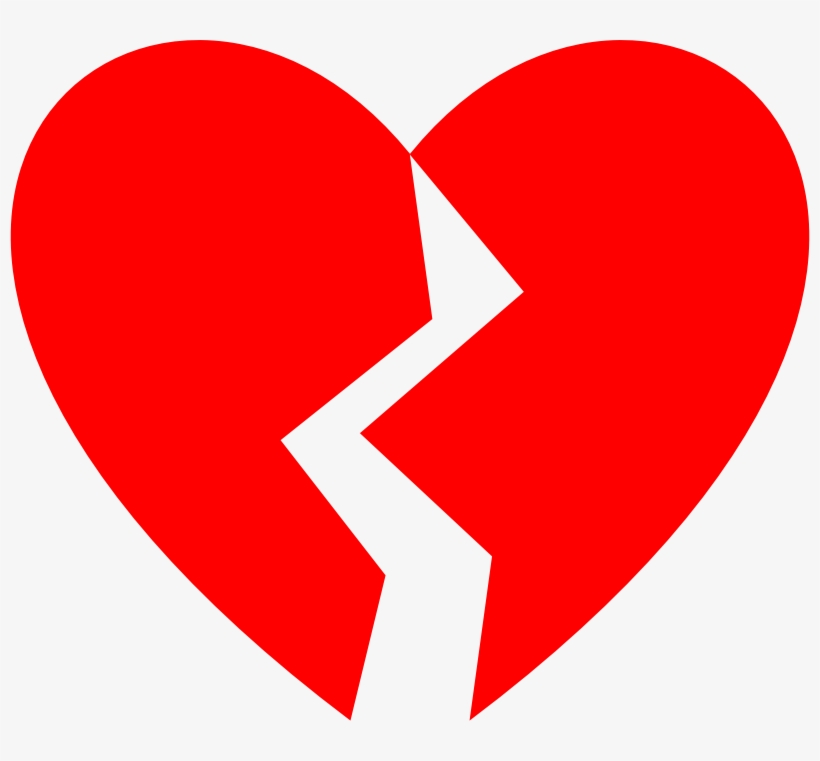 Medium Image - Broken Heart Clipart, transparent png