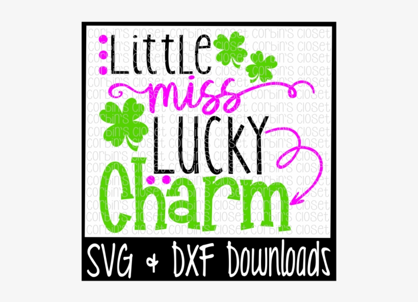 Free St Patricks Day Svg * Little Miss Lucky Charm - Girl Scout Cookies Png, transparent png