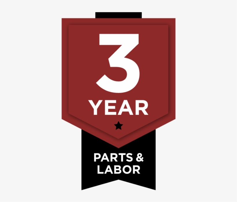 3 Year Parts And Labor Warranty, transparent png