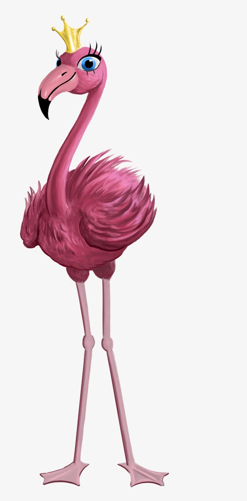 Duckling Clipart Flamingo - Flamingo Princess Png, transparent png