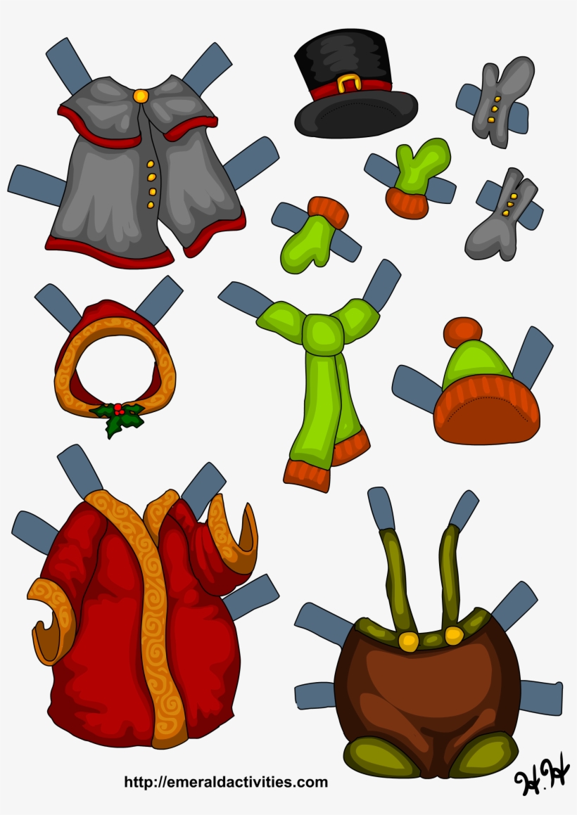 Snowman Page - Snowman Paper Doll, transparent png