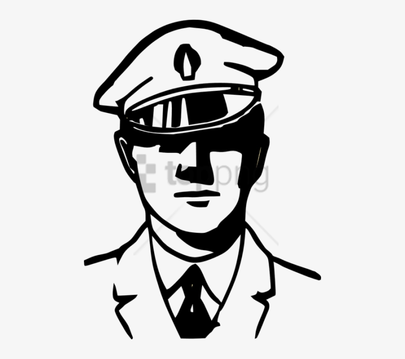 Free Png Download Policeman Png Images Background Png - Police Black And White, transparent png