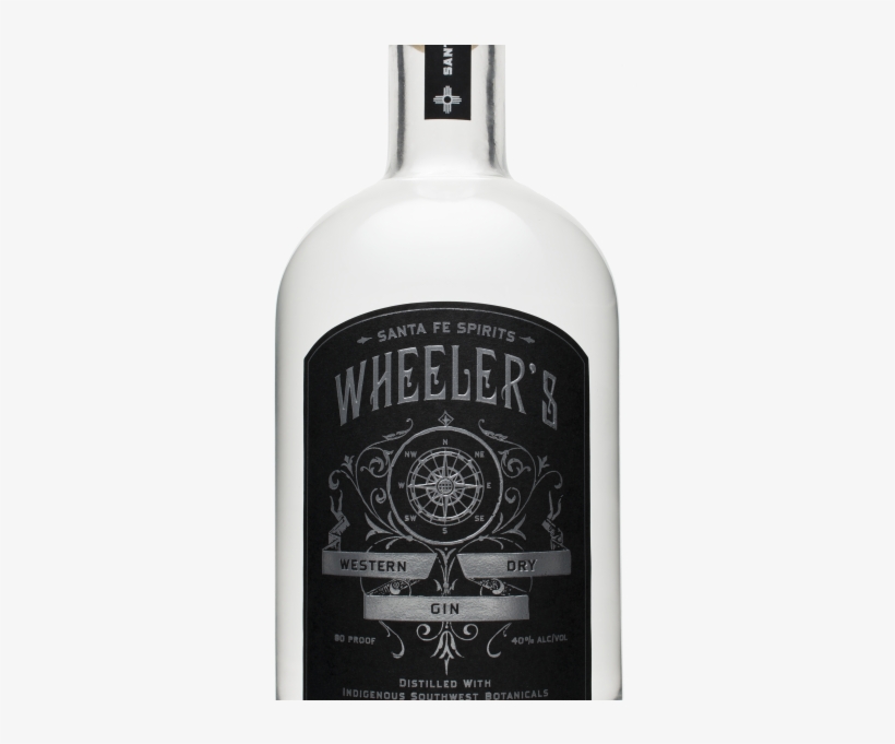 Wheeler's Western Dry Gin 80 Proof - Wheeler's Gin, transparent png