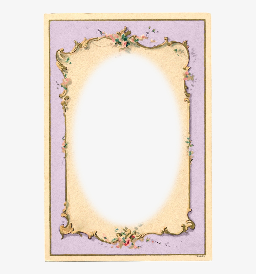 Vintage Frame ~ Zibi Vintage Scrap - Vintage Tea Party Background, transparent png