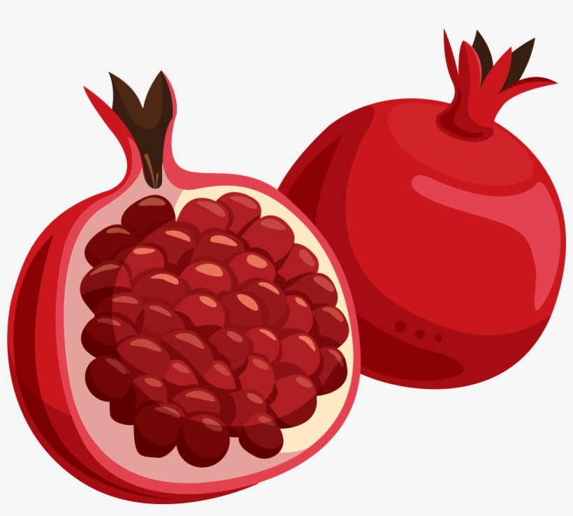 Pomegranate Clipart, transparent png