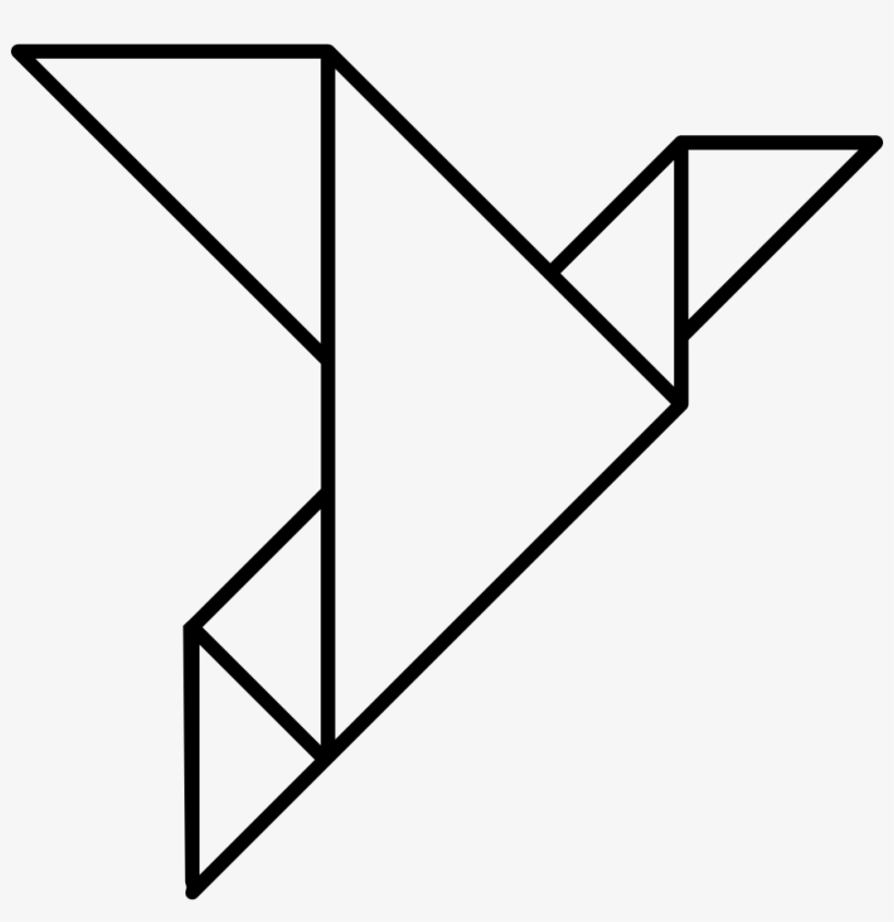 Png File Svg - Origami Bird Icon Png, transparent png