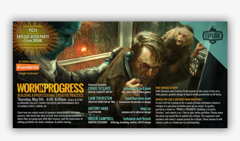 Explode Conference 'work In Progress' - Flyer, transparent png