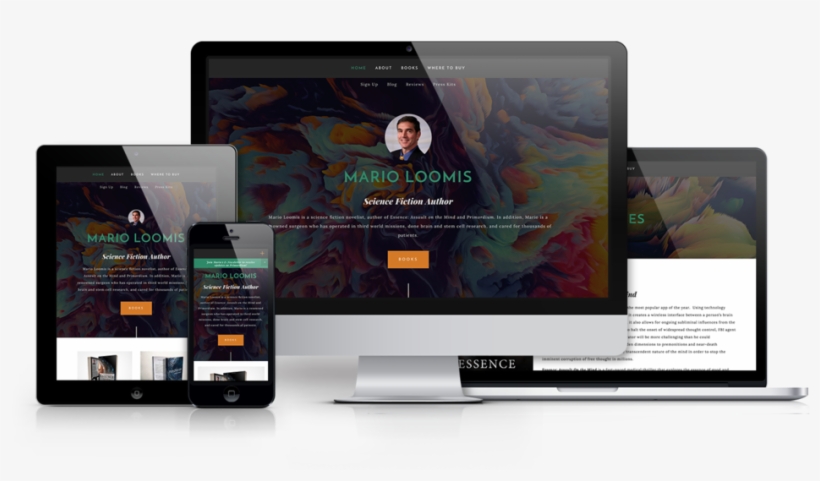 Responsive Showcase Presentation - Autoadministrable Diseño Web Wordpress, transparent png