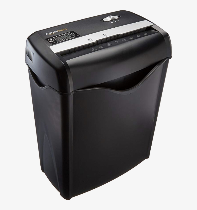 Best Paper Shredders In - Amazonbasics Paper Shredder, transparent png