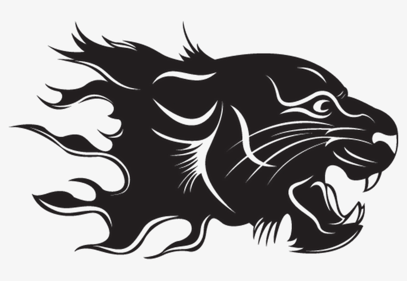 Black Panther Eyes - Tribal De Tigre En Fuego, transparent png