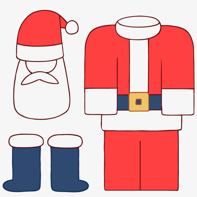 Santa Suit, transparent png