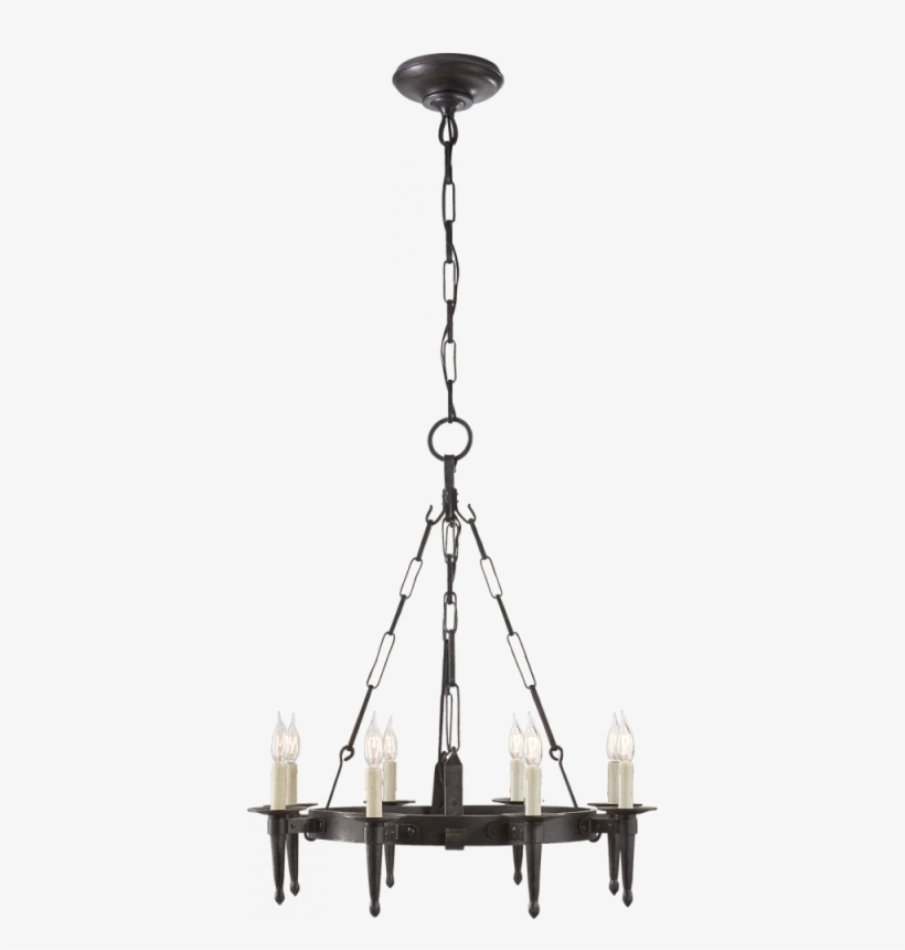 Branson Small One-tier Ring Torch Chandelier In - Chandelier, transparent png