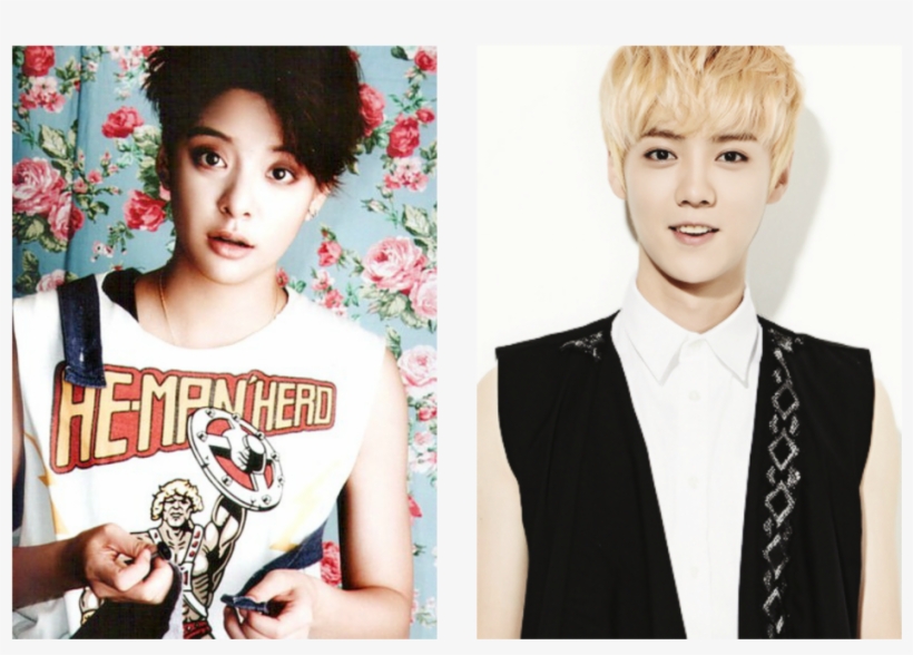 Why Amber Doesn't Like Luhan - Baekhyun X Amber, transparent png