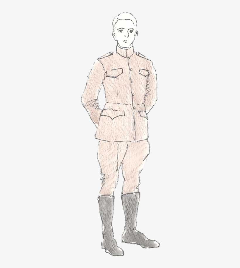 Rendering For A Soldier - Standing, transparent png