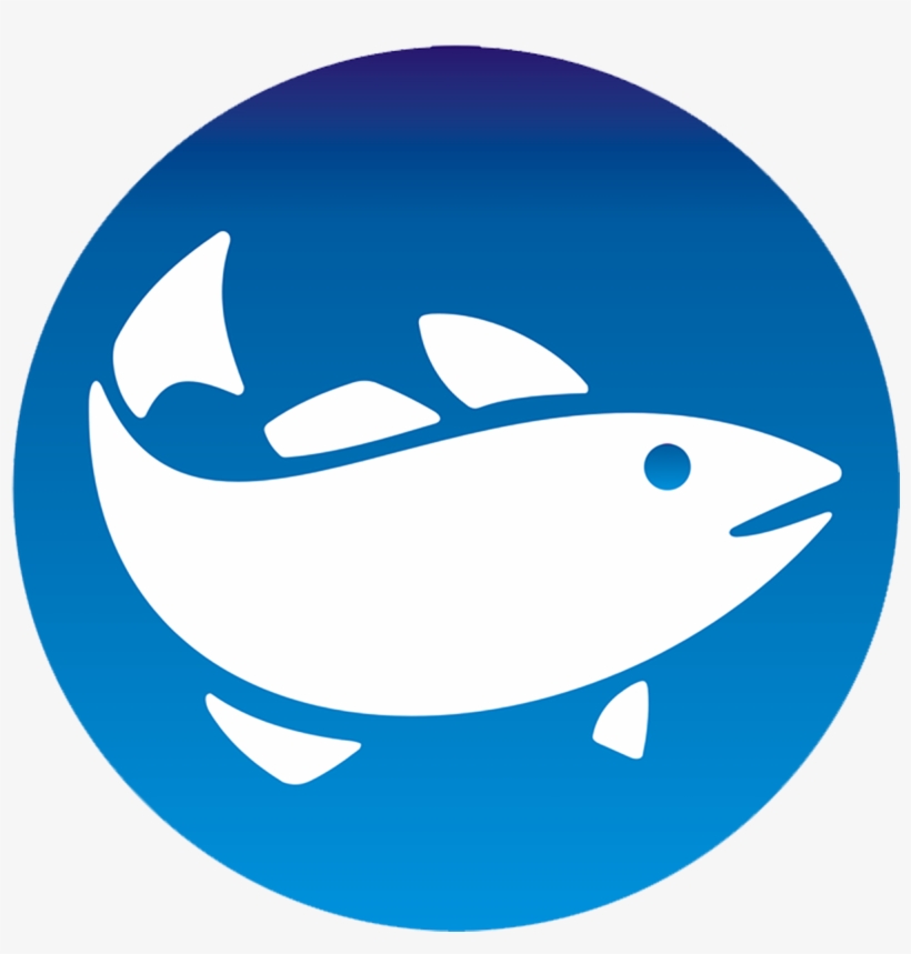 Fishing Icon Png - Fish In A Circle Symbol, transparent png