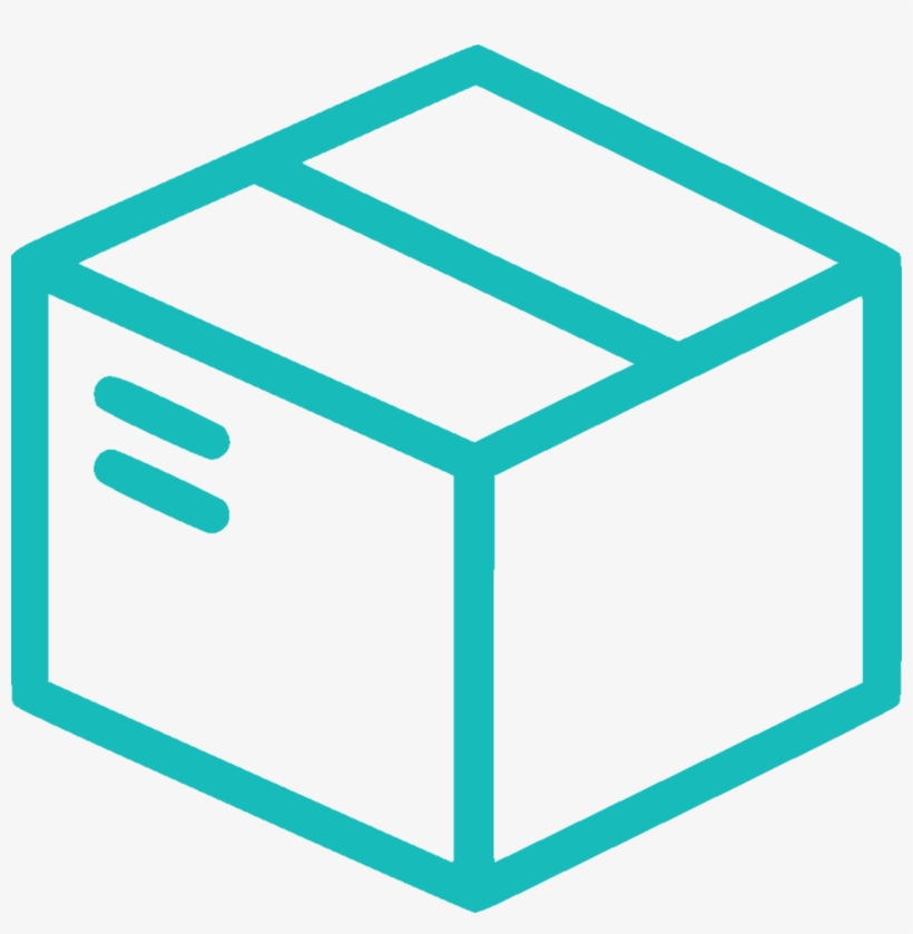 Shipping Jobs Icon - Shipping Box Clipart Black And White, transparent png